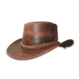 Brand new mens Leather cowboy western hat